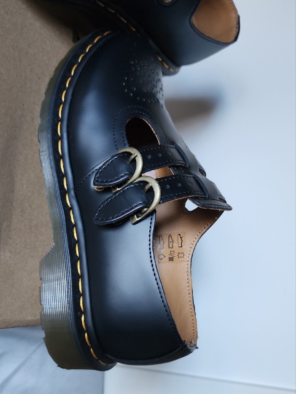 Dr. Martens 8065 Smooth Leather Mary Jane Shoe Black Size US 7 - Picture 5 of 14